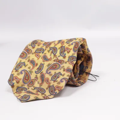 Tie (Yellow, Multicolored) from Gilberto Silk