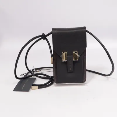 Sac pour téléphone (Noir) de Maison Hēroïne Cuir