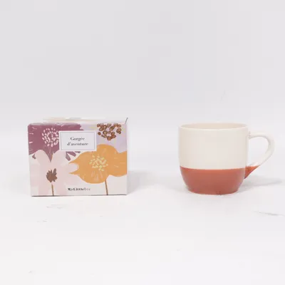 Mugg (Vit, Orange) från My Little Box