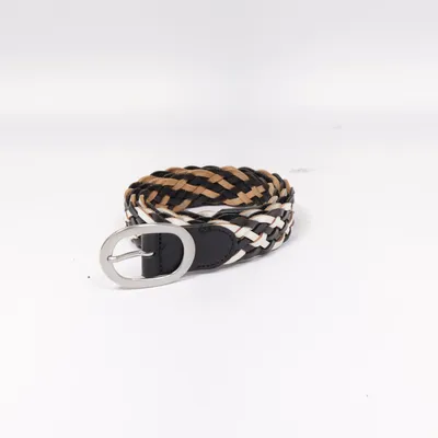 Belt (Black, White, Brown) from Venturini Leather