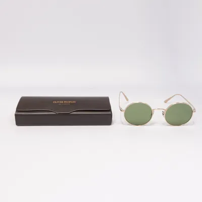 Solglasögon (Guldfärgad, Grön) från Oliver Peoples