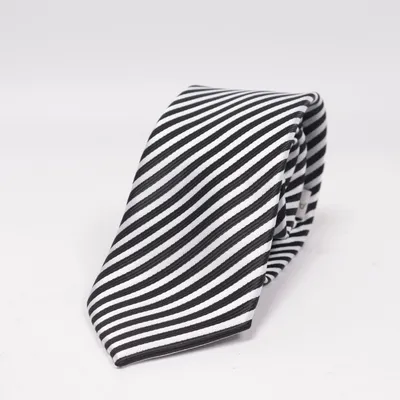 Krawatte (Schwarz, Weiß) von Angelo Litrico