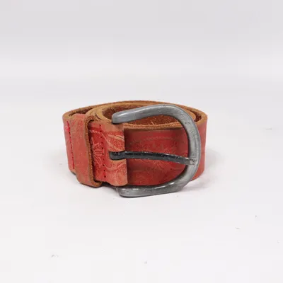 Belt (Red, Brown) from Saddler Leather