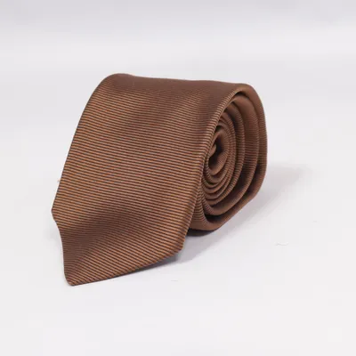 Cravate (Marron) de Hemley Soie