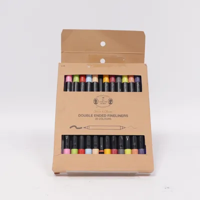 Tusch (Double Ended Fineliners) fra Søstrene Grene