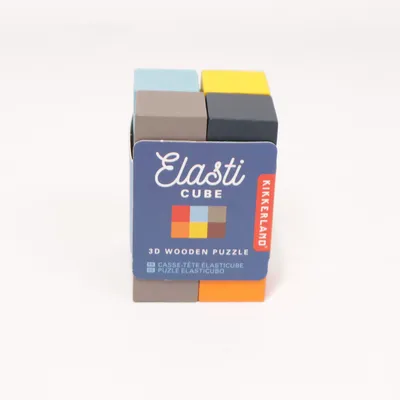 Brain teaser puzzle (Elasti Cube) from Kikkerland