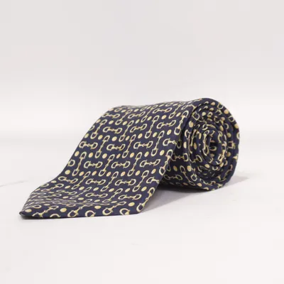 Tie (Blue, Gold) Silk