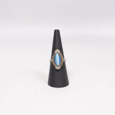 Ring (Silver, Blue) Silver