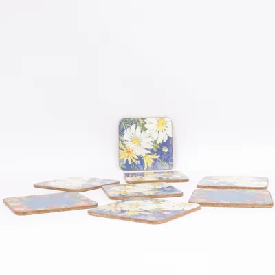 Onderzetter (Blauw, Meerkleurig) van Pimpernel