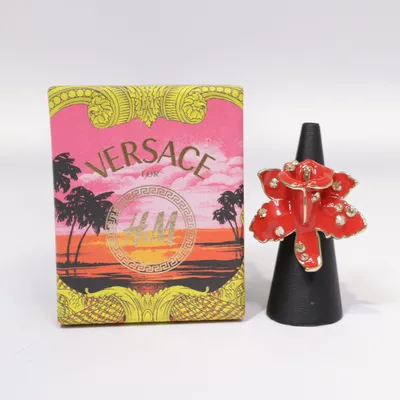 Ring (Red) from Versace for H&M Unknown metal