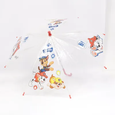 Umbrella (Transparent, Multicolored) from Paw Patrol
