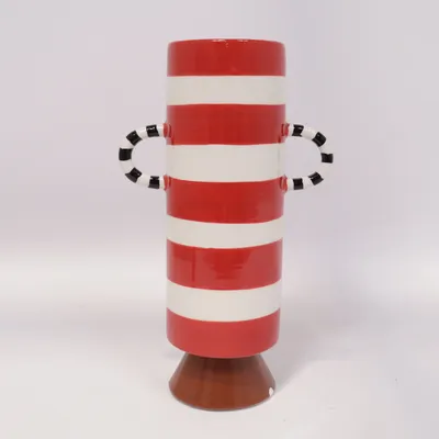 Vase (Rot, Weiß, Mehrfarbig)