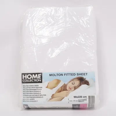 Spannbettlaken (Molton Fitted Sheet) von Home Collection Baumwolle, Polyester