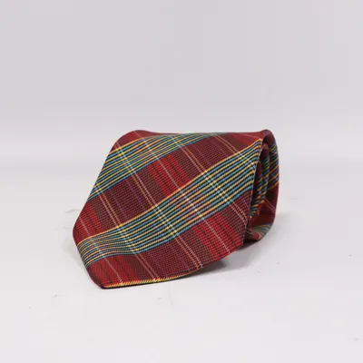 Cravate (Rouge, Bleu, Jaune) de Prochownick Soie