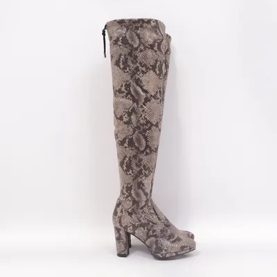 Støvler (Beige, Flerfarvet) fra Deichmann Læder