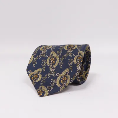 Stropdas (Blauw, Geel, Meerkleurig) van Pierre Balmain Zijde