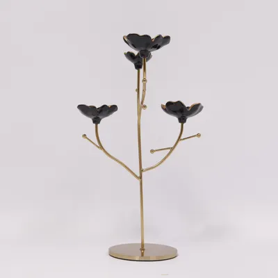 Jewelry stand (Black, Gold)