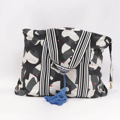 Canvas bag (Black, White, Multicolored) from Mara Mea