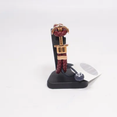 Bracelet (Rouge, Or) de Paul Hewitt Cuir