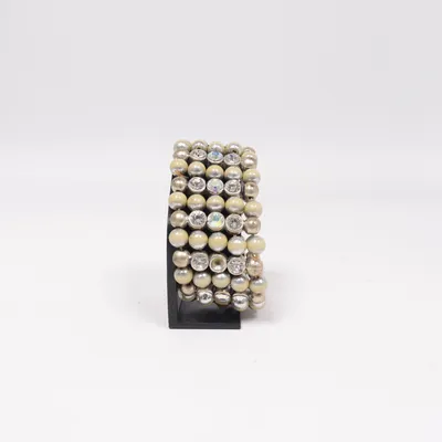 Armbånd (Beige, Sølv) fra Sora Ukendt metal