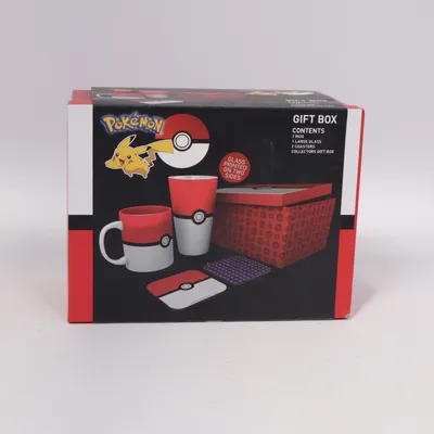 Geschirrset (Rot, Weiß, Gelb) von Pokémon