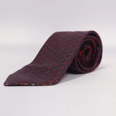 Slips (Blå, Rød) fra Hermès Silke