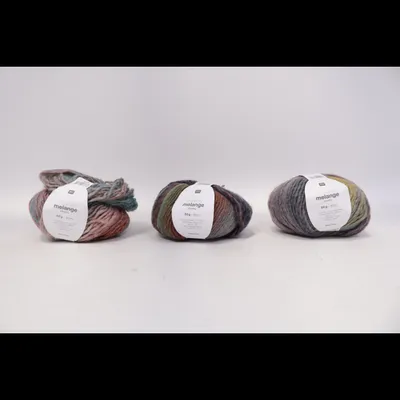 Garn (Creative Melange Chunky) från Rico Design Akryl, Ull