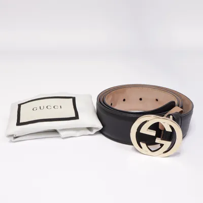 Ceinture (Interlocking GG ) de Gucci Cuir