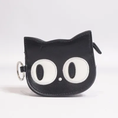 Wallet (Black, White) from Banned Polyester, Polyurethane
