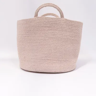 Storage basket (Beige) from H&M Home Cotton