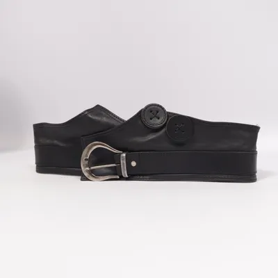 Waist belt (Black) from Bekaloo Leather