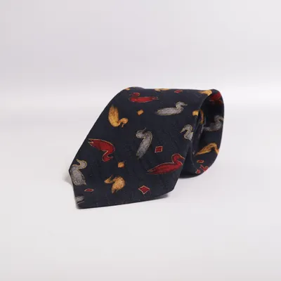 Tie (Black, Multicolored) from Hemley Silk