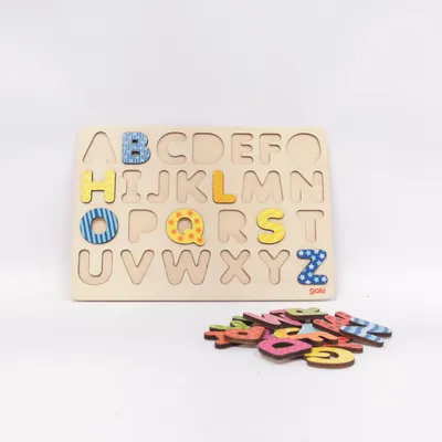 Aktivitetslegetøj (Alphabet aus Echtholz) fra Goki