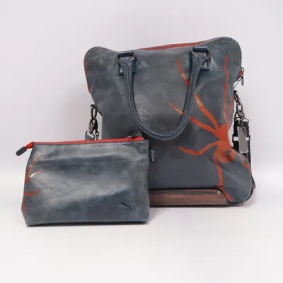 Schoudertas (Reality Bag No. 2 Limited Edition Luxus Leder - Designerstück, limitiert auf 500 Stück weltweit) van Puma Leer