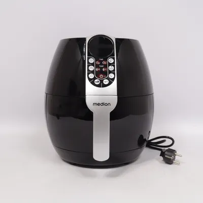 Air fryer (Black, Silver) from Medion