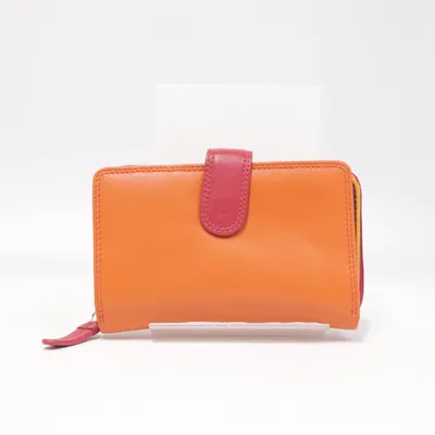 Portemonnee (Oranje, Roze, Geel) van Lord International Leer