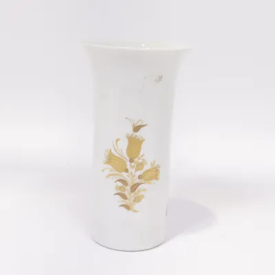 Vase (White, Gold) from Rosenthal