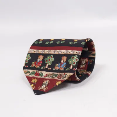Tie (Black, Red, Multicolored) from Gilberto