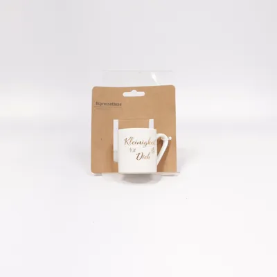 Espressokopp (Vit, Guldfärgad) från JES Collection