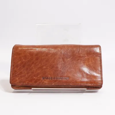 Portefeuille (Marron) de Spikes & Sparrow Coton, Cuir, Polyester