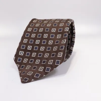 Slips (Brun, Blå, Hvid) fra Kiton Silke