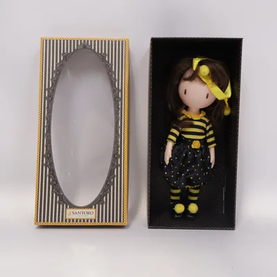 Doll (Black, Yellow) from Santoro