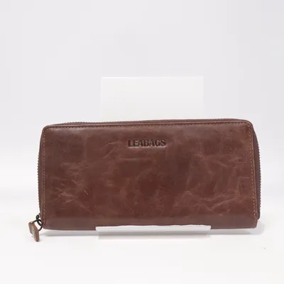 Portemonnee (Bruin) van Leabags Leer