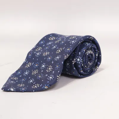 Krawatte (Blau, Mehrfarbig) von Hermès Seide