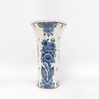 Vase (Blanc, Bleu) de Heinen Delfts Blauw