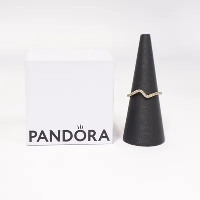 Ring (Guldfärgad) från Pandora Guldpläterad, Silver