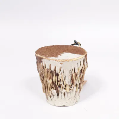 Drum (Brown, White, Multicolored)