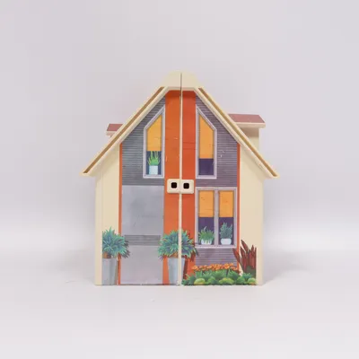 Dollhouse (Red, Beige, Gray) from Playmobil