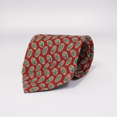 Slips (Rød, Flerfarvet) fra Ermenegildo Zegna Silke