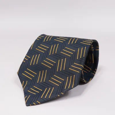 Tie (Blue, Yellow) from Ermenegildo Zegna Silk